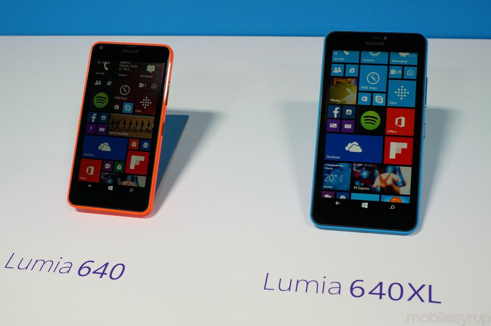 Microsoft Lumia 640 XL now available in Canada