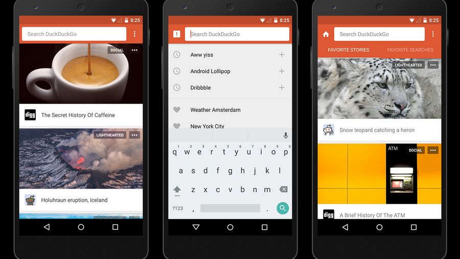 DuckDuckGo Material Design Refresh