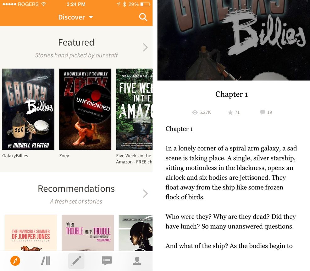 Your favourite fanfic just got prettier with Wattpad 6.0 for iOS