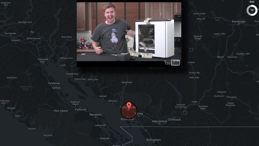 Youtube Map Explorer