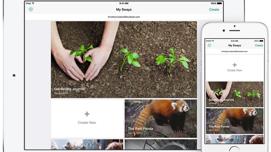 Sway for iPad