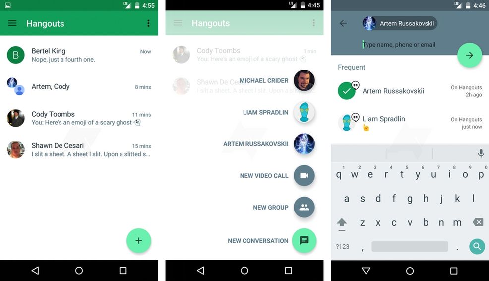 Google Hangouts for Android is getting a major design overhaul
