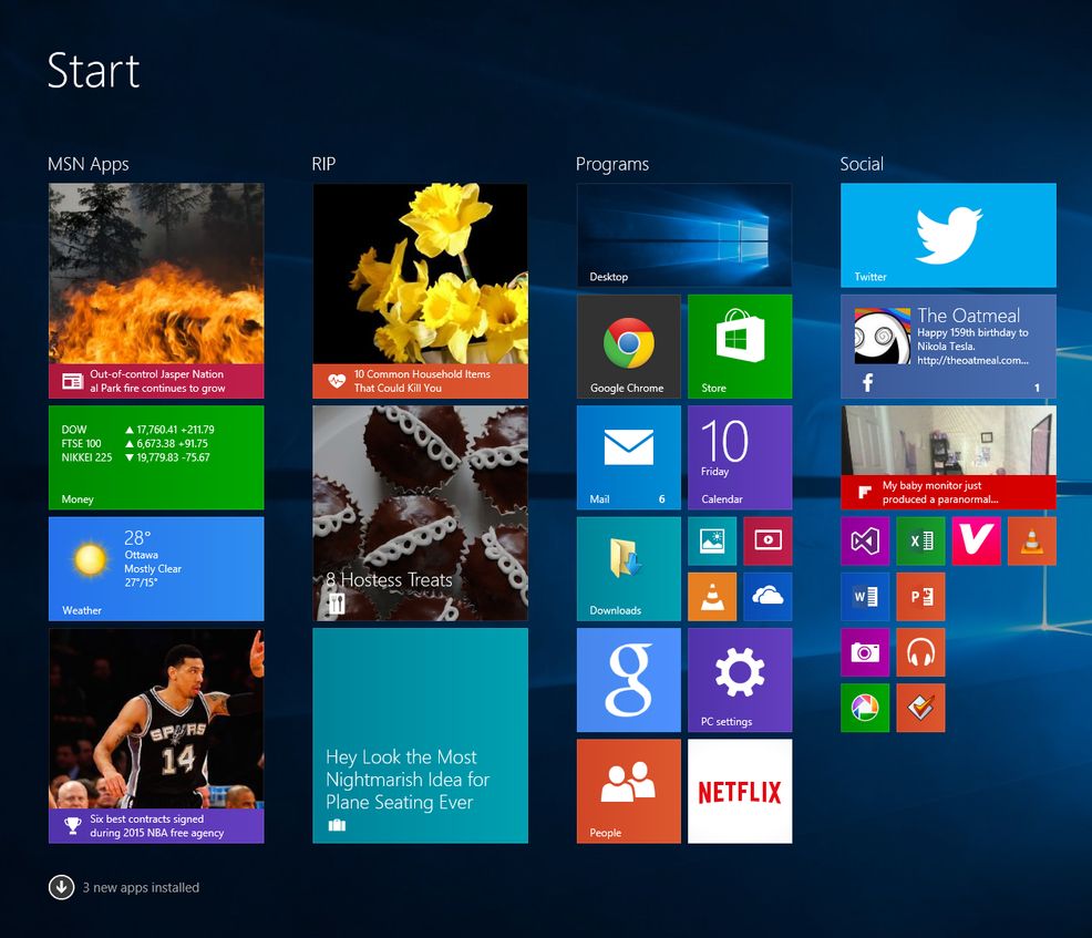 A few MSN apps, and Microsoft Photosynth, going away this fall