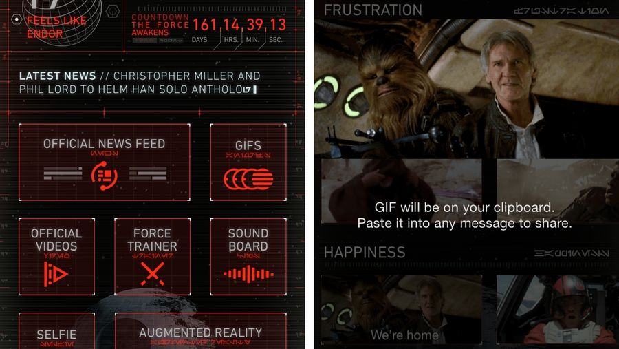 Star Wars app