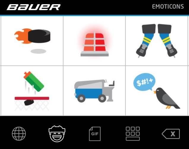 Bauer brings hockey hair, playoff beard and Zamboni emoji to your iPhone