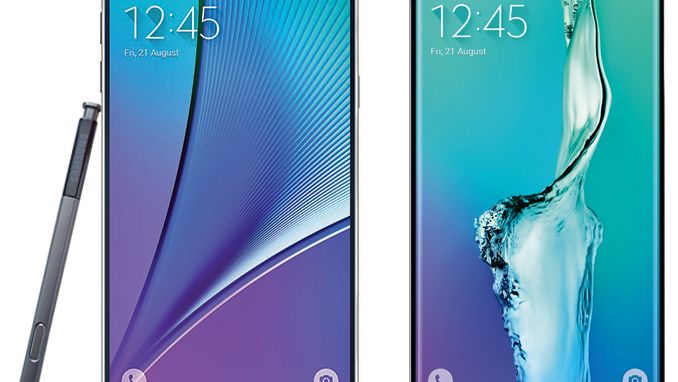 Note 5 and edge+ press render