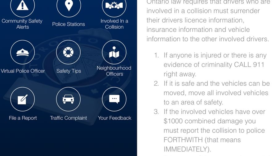 Toronto Police Services Mobile App