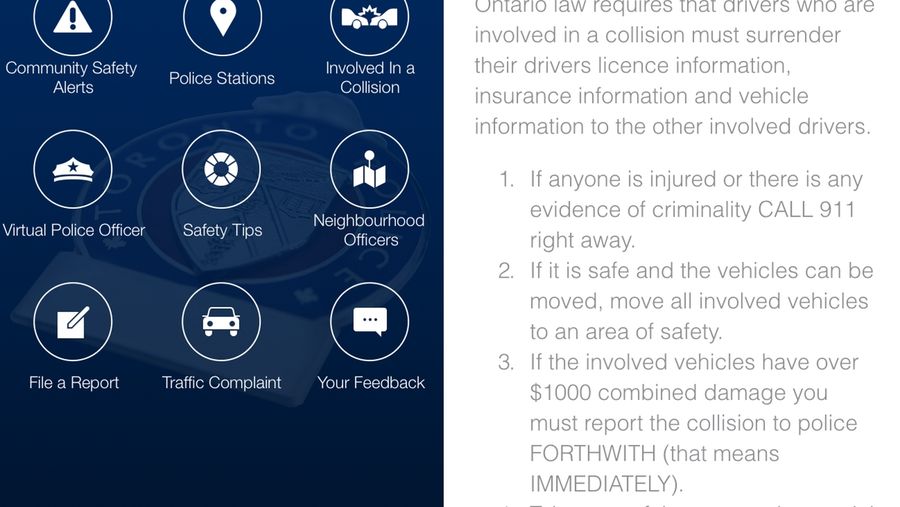 Toronto Police Services Mobile App