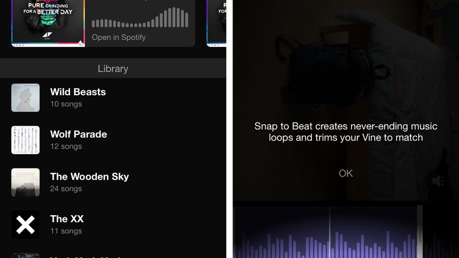 Vine Snap to Beat