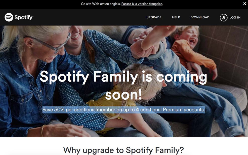 Spotify Family Plan