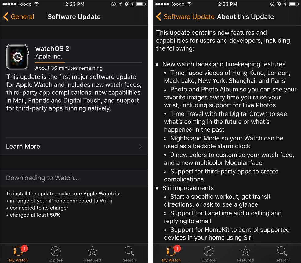 watchOS 2