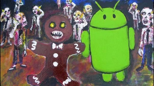 Android Gingerbread Zombie Easter Egg