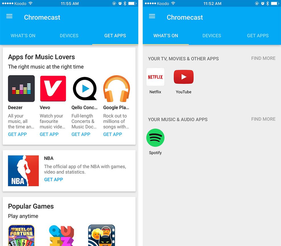Chromecast’s iOS app gets a UI revamp and new recommendation features