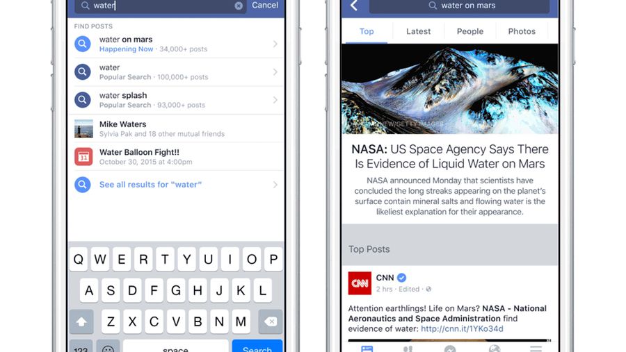 facebook search