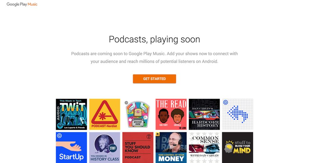 Google Play Music is creating a Songza for podcasts