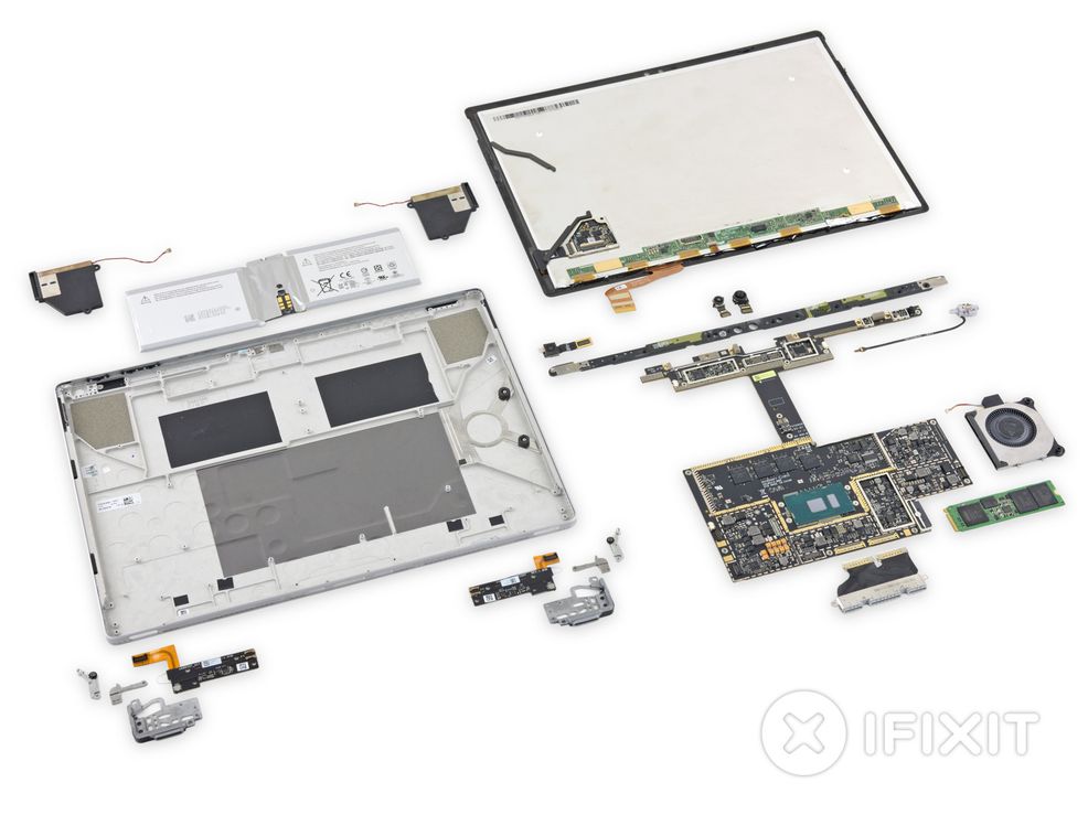 Microsoft Surface Book’s two-piece laptop/tablet design gets torn down