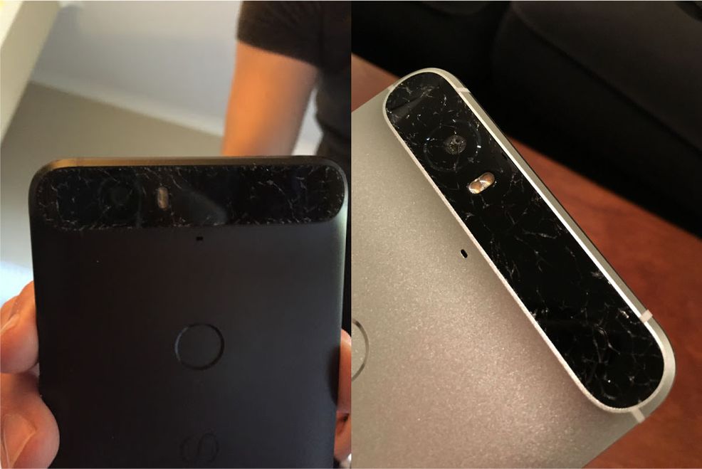 Small number of Nexus 6P users reporting spontaneously cracking back glass panels