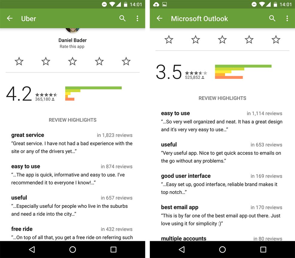 Google aims to solve the Play Store’s app discovery issues with review highlights