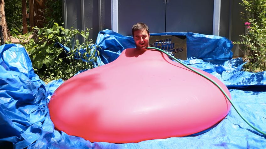 Guy in balloon