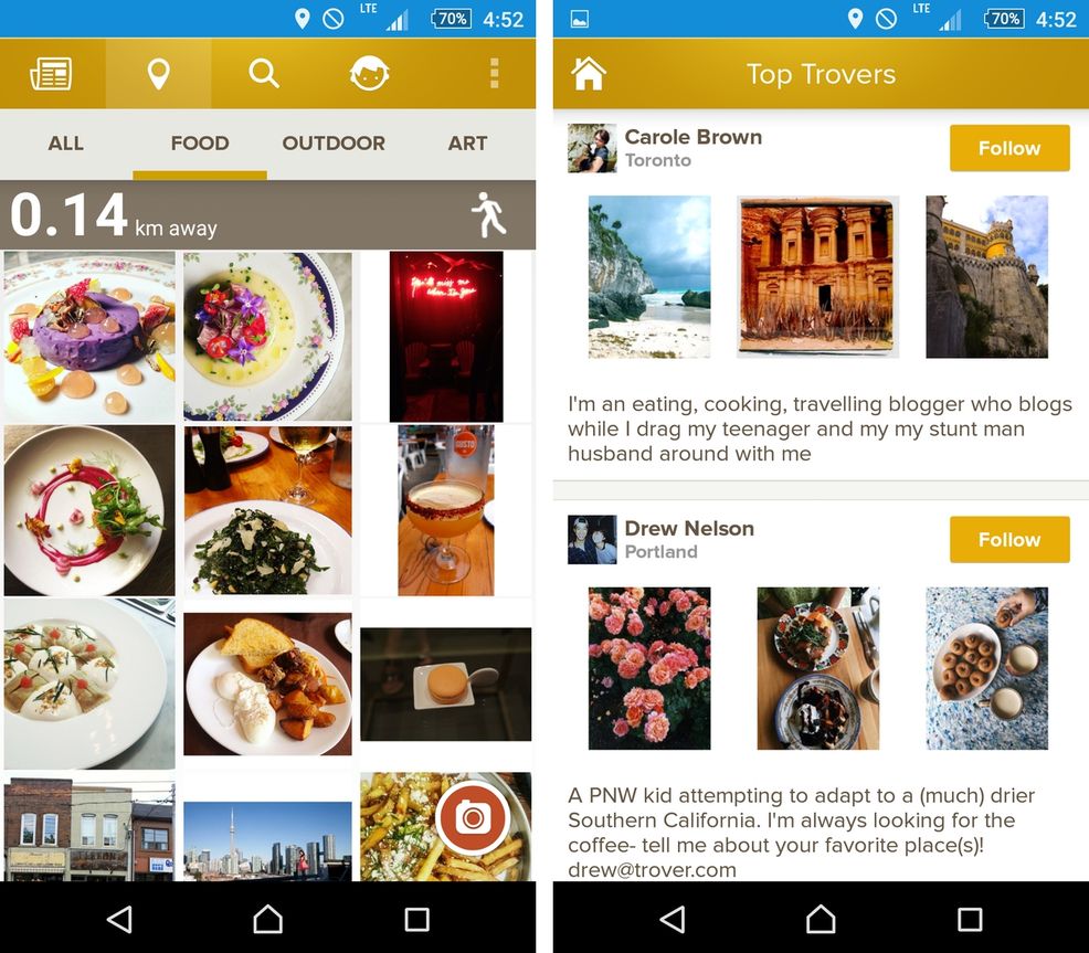 Trover Android