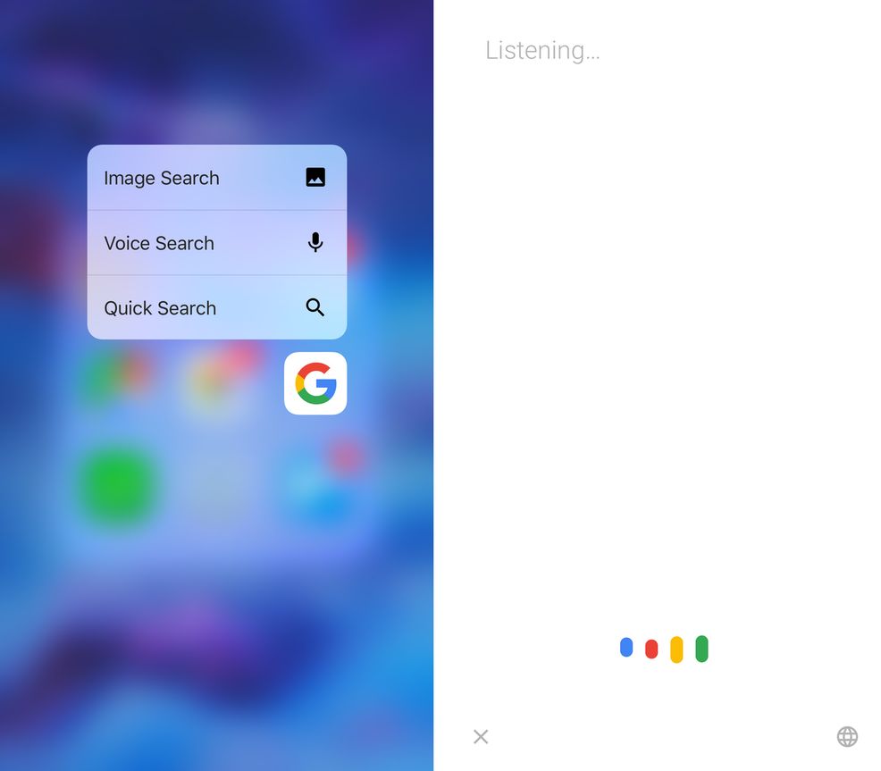 Google iOS app adds support for 3D Touch and iPad multitasking