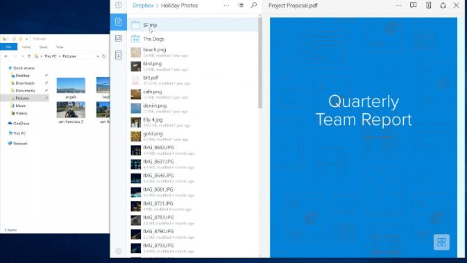 Dropbox Windows 10