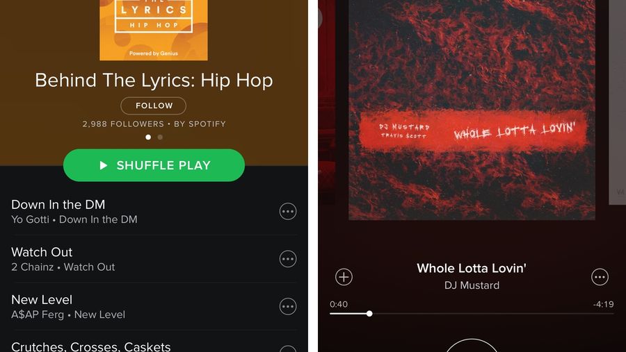 Spotify Behind the Lyrics