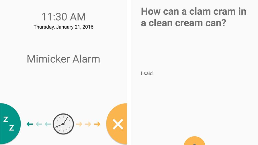 Mimicker Alarm