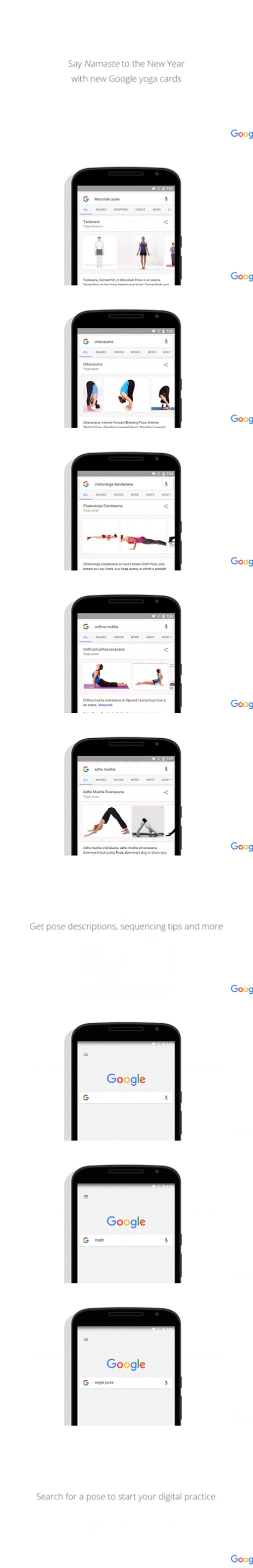 Google Yoga Cards