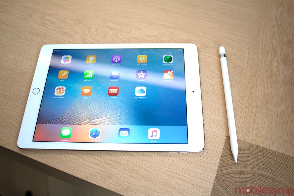 Canadian carriers will carry the new 9.7-inch iPad Pro