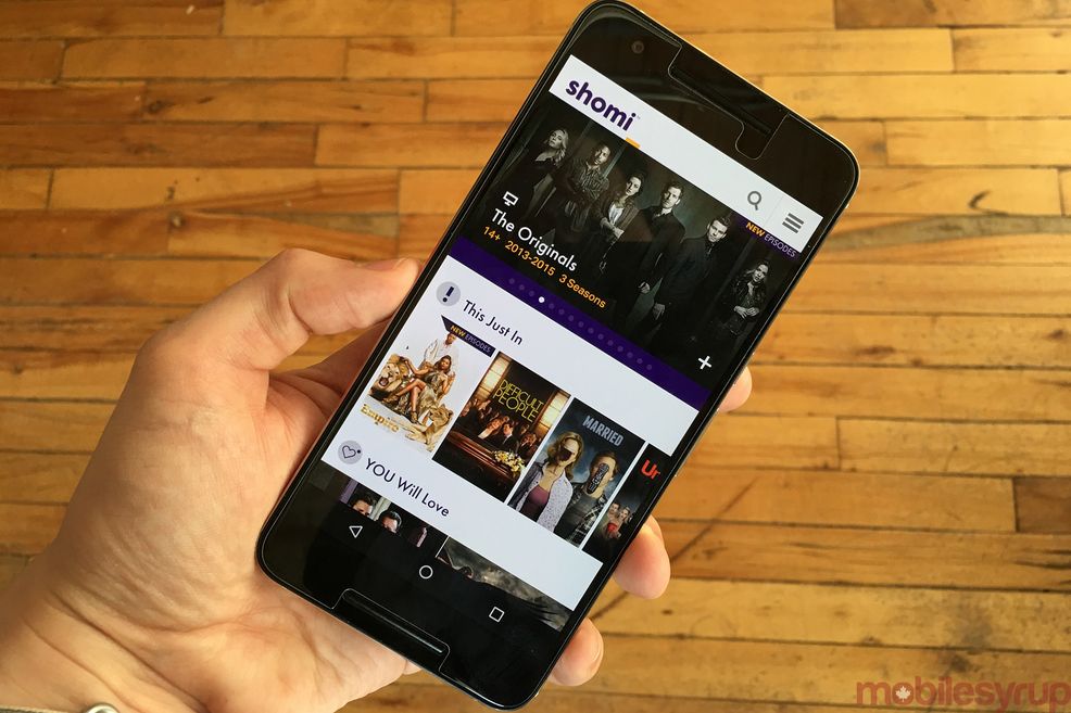 MyRogers and Shomi mobile app update adds new features