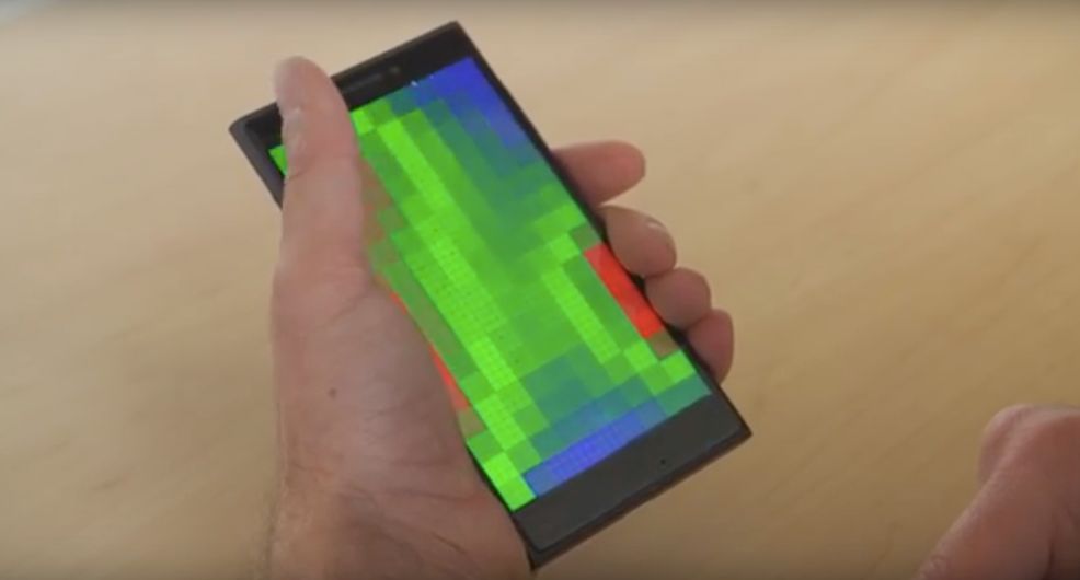 Microsoft is testing a phone that reacts without touching the screen