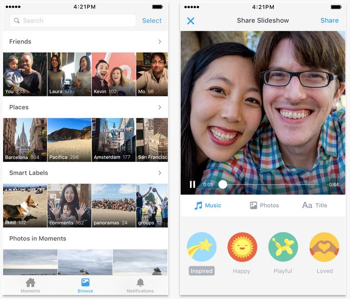 Facebook Moments is now available in Canada