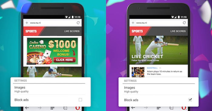 Opera adds native ad-blocking to Android mobile app