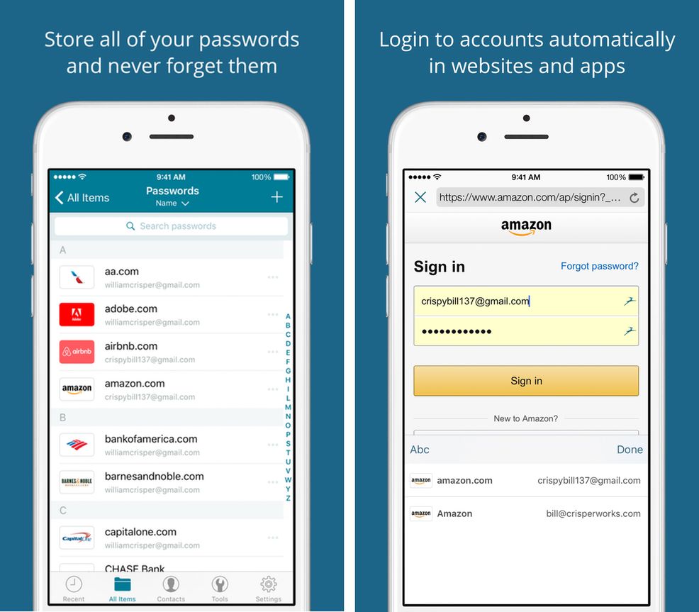Dashlane iOS