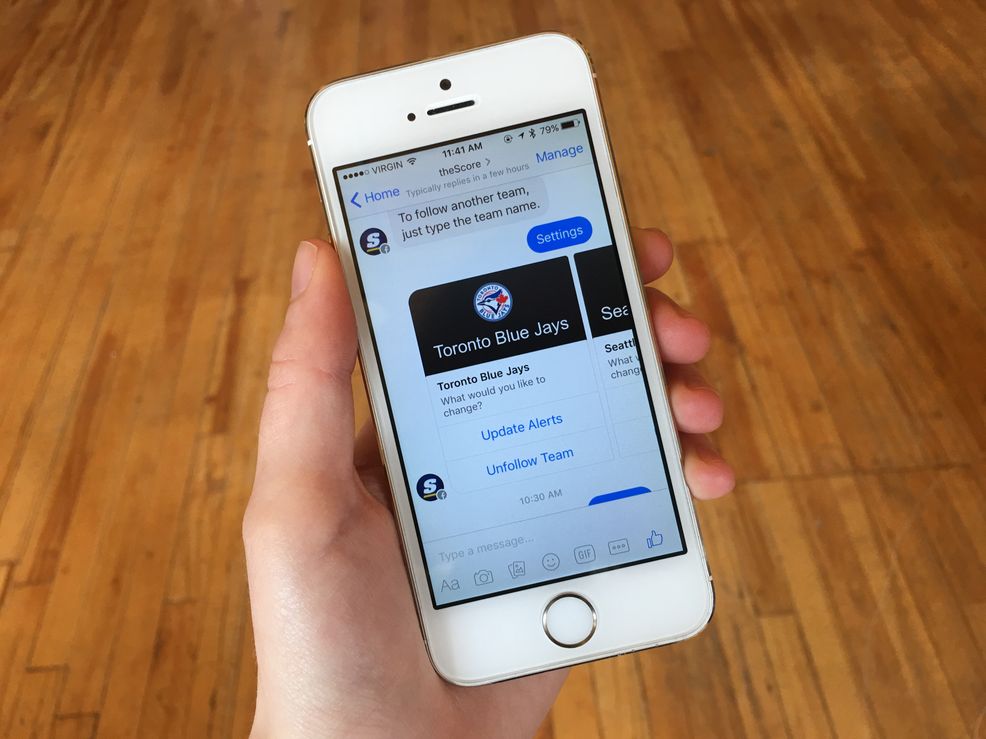 theScore’s sports chatbot launches on Facebook Messenger