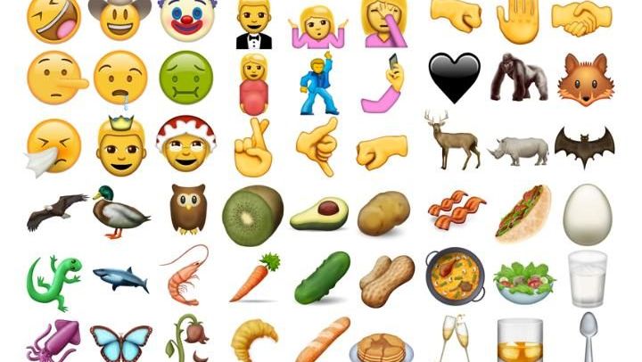 Unicode 9.0 emoji