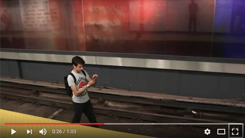 Man jumps onto subway tracks in Toronto to catch a Pokémon [Video called ‘Pokémon Go Problems’]