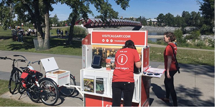 Tourism Calgary rolls out new mobile hotspot kiosk with free Wi-Fi