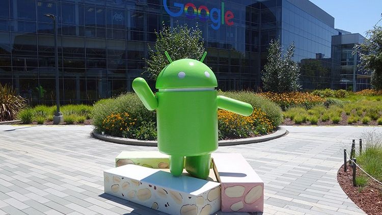 Android Nougat mascot - android download numbers
