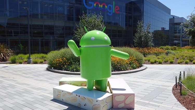 Android Nougat mascot - android download numbers