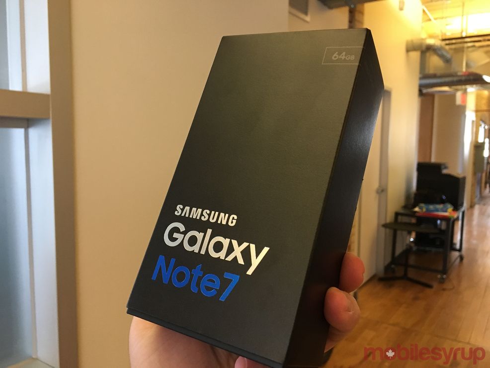Win a Bell Samsung Galaxy Note 7