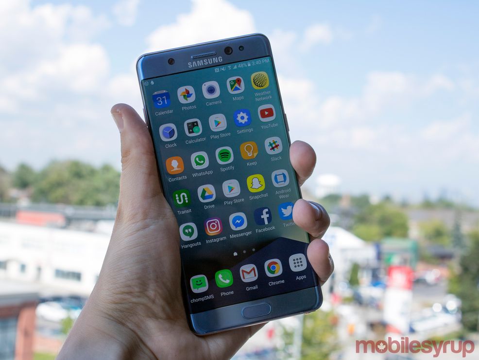MobileSyrup Giveaway: Bell Samsung Galaxy Note 7 Winner Announced