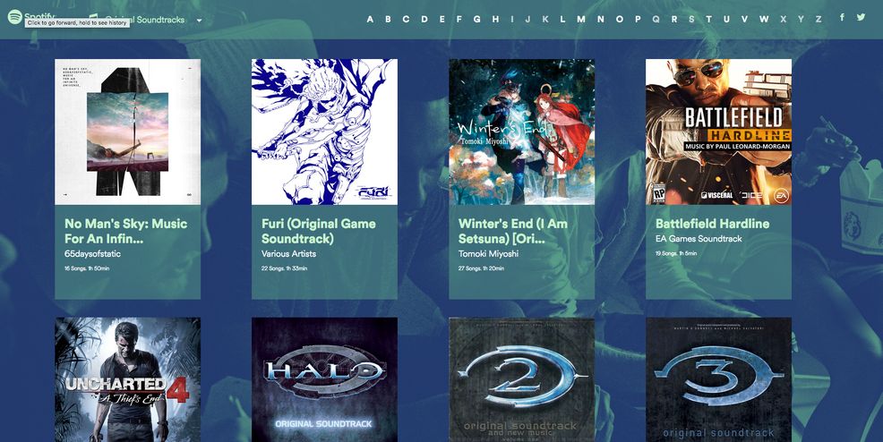Spotify launches new gaming-specific playlist and soundtrack section