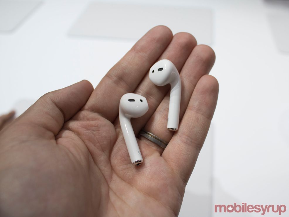 Apple debuts new AirPod wireless headphones