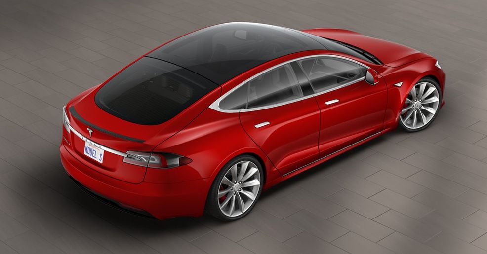 Tesla is now offering the Model S with a full glass roof