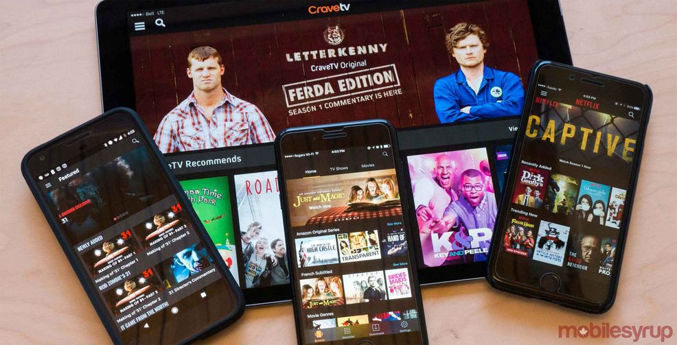 Canadian streaming app comparison: Netflix, CraveTV, Amazon Prime Video, Club Illico