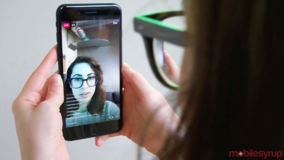 Instagram live stories is now available in Canada