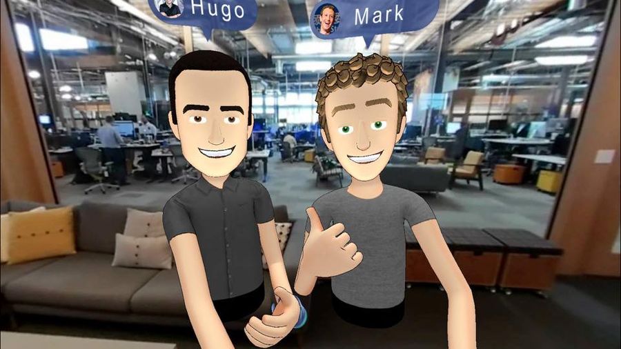 Mark Zuckerberg and Hugo Barra