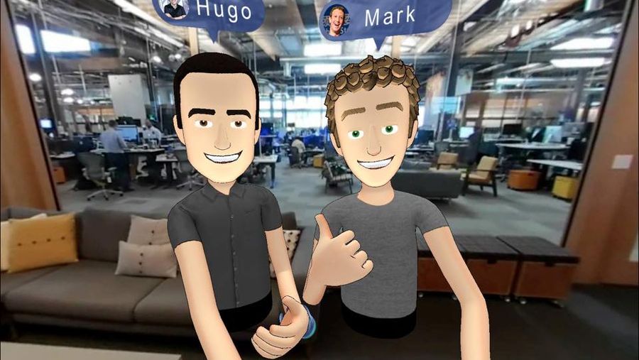 Mark Zuckerberg and Hugo Barra